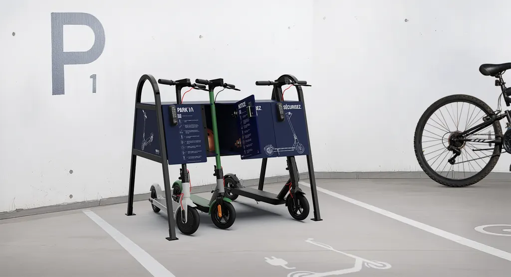 Park'Easy installée dans un parking souterrain